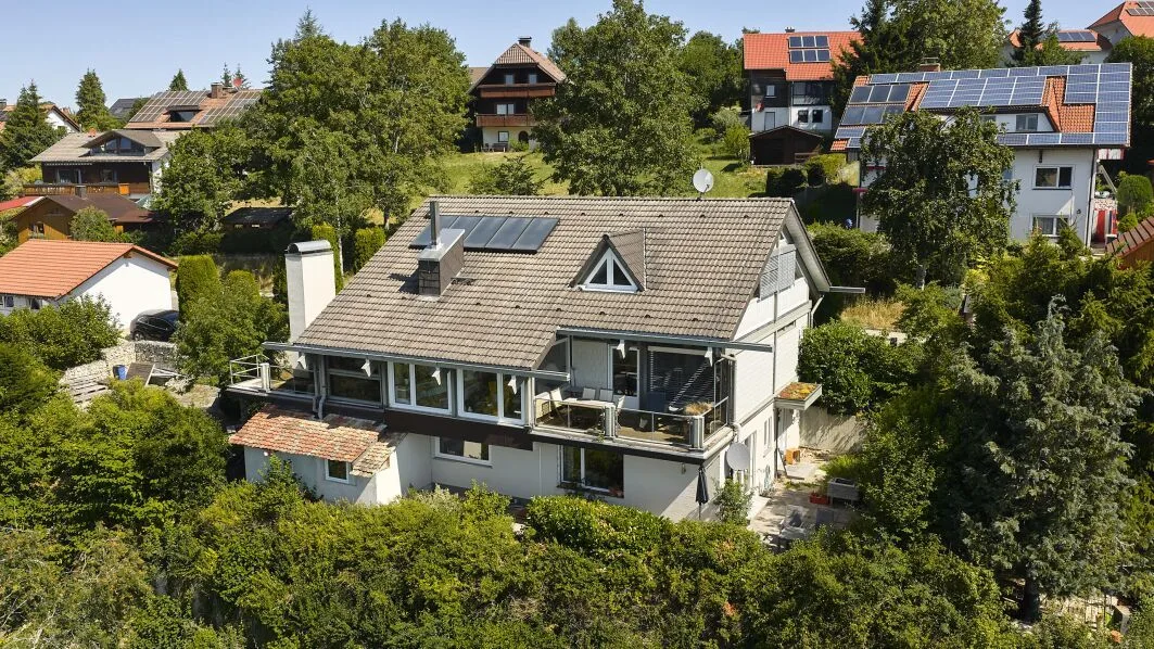 Das Haus aus der Luft